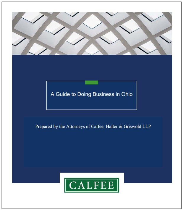 Calfee's Guide to Doing Business in Ohio