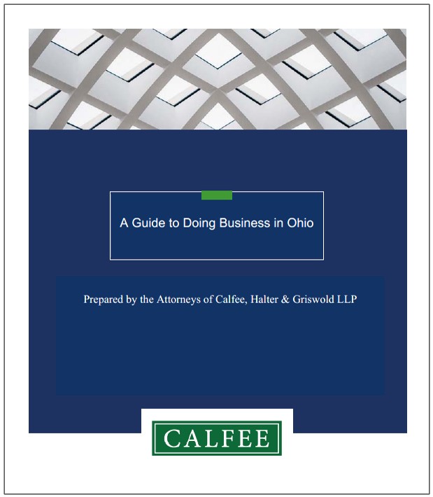 Calfee's Guide to Doing Business in Ohio
