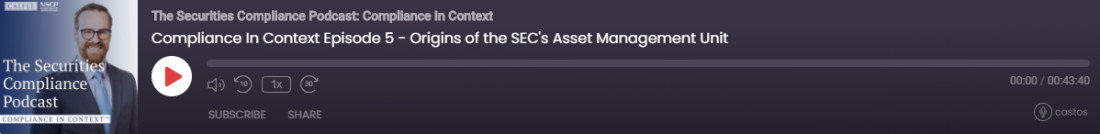 The Securities Compliance Podcast Episode 5