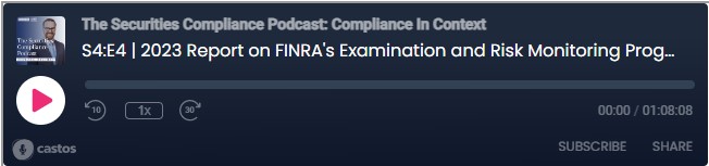 The Securities Compliance Podcast Season 4: Episode 4