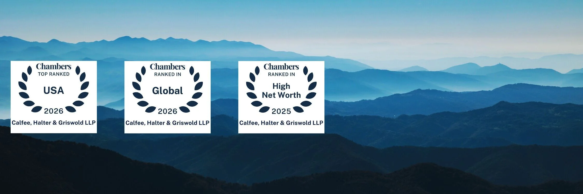 Calfee website homepage Chambers 2026 image