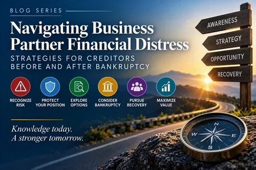 Navigating Business Partner Financial Distress: Strategies for Creditors Before and After Bankruptcy (Part 1 of an 8-Part Series)